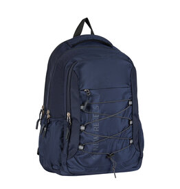New Rebels New Rebels Vince Leander Navy Blauw 27L Rugtas Waterafstotend Laptop 14"