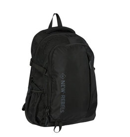 New Rebels New Rebels Vince Gilbert Zwart 27L Rugtas Waterafstotend Laptop 15.6"
