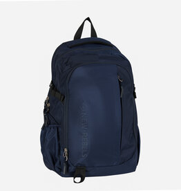 New Rebels New Rebels Vince Gilbert Navy Blauw 27L Rugtas Waterafstotend Laptop 15.6"