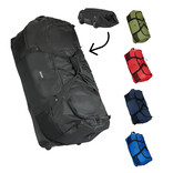 New Rebels New Rebels Nevada Newark Zwart 110L Rollable Trolley Weekendtas Waterafstotend