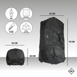 New Rebels New Rebels Nevada Newark Schwarz 110L Rollbarer Trolley Reisetasche Wasserabweisend