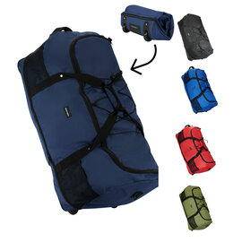 New Rebels Nevada Newark Shadow Blue 110L Rollable Trolley Weekend Bag Water Repellent