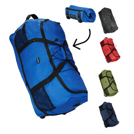 Nevada Newark Navy 110L Rollable Trolley Weekend Bag Water Repellent