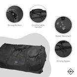 New Rebels New Rebels Nevada Newark Zwart 110L Rollable Trolley Weekendtas Waterafstotend