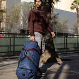 New Rebels New Rebels Nevada Newark Schaduw Blauw 110L Rollable Trolley Weekendtas Waterafstotend