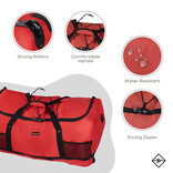 New Rebels New Rebels Nevada Newark Red 110L Rollable Trolley Weekend Bag Water Repellent