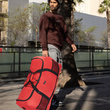 New Rebels New Rebels Nevada Newark Red 110L Rollable Trolley Weekend Bag Water Repellent