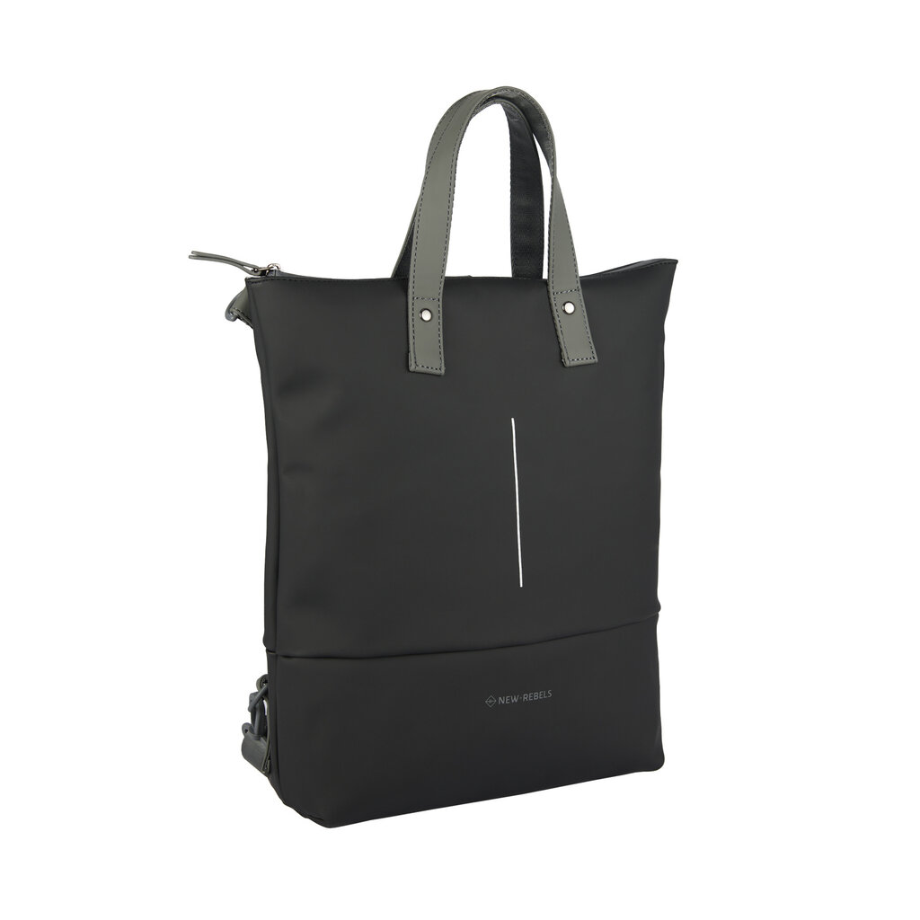 New Rebels New Rebels Matteo Trenton Schwarz 18L Rucksack Shopper Wasserabweisend