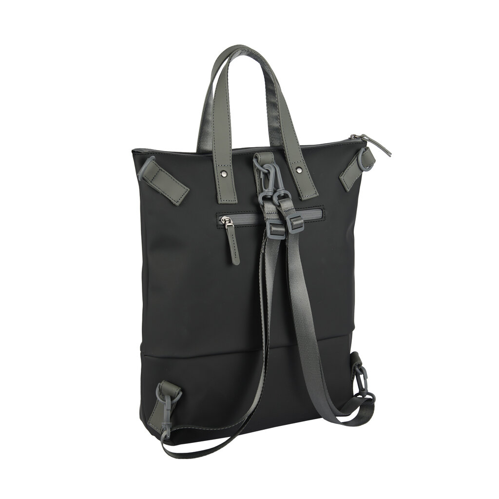 New Rebels New Rebels Matteo Trenton Zwart 18L Rugzak Shopper Waterafstotend