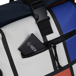New Rebels New Rebels Mart Art New York Mondrian 21L Rucksack Rolltop Wasserabweisend Laptop 15.6"