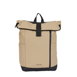 New Rebels New Rebels Taunton Arcadia Taupe 18L Rolltop Backpack Water Repellent Laptop 15.6"