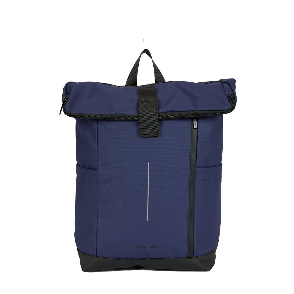 New Rebels New Rebels Taunton Arcadia Navy 18L Rolltop Rugtas Waterafstotend Laptop 15.6"