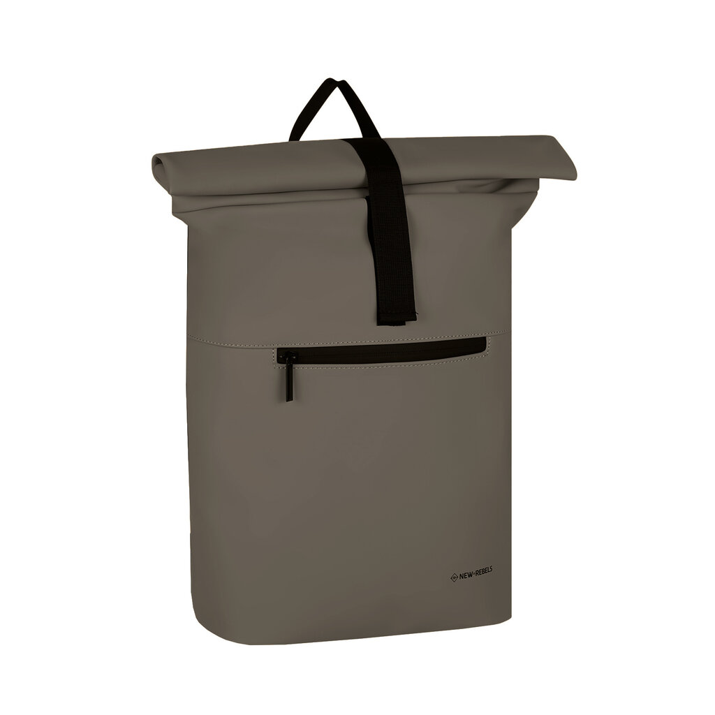 New Rebels New Rebels Omar Montgomery Taupe 15L Rolltop Rucksack Wasserabweisend Laptop 15.6"