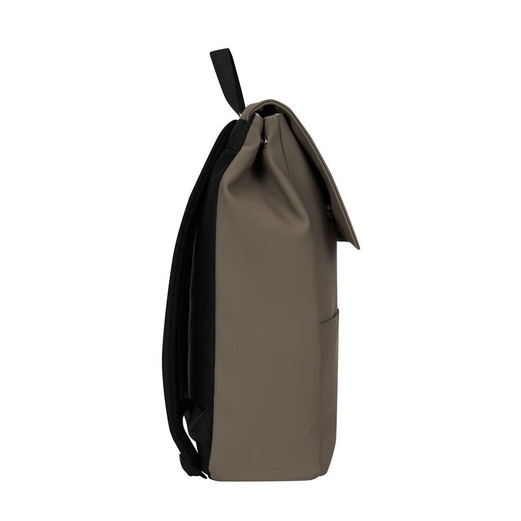 New Rebels New Rebels Omar Lincoln Taupe 17L Rugtas met Flap Waterafstotend Laptop 15.6"