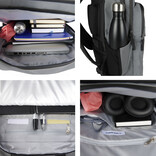 New Rebels New Rebels Reflect Milwaukee Silver 19L Backpack Water Repellent Laptop 15.6"