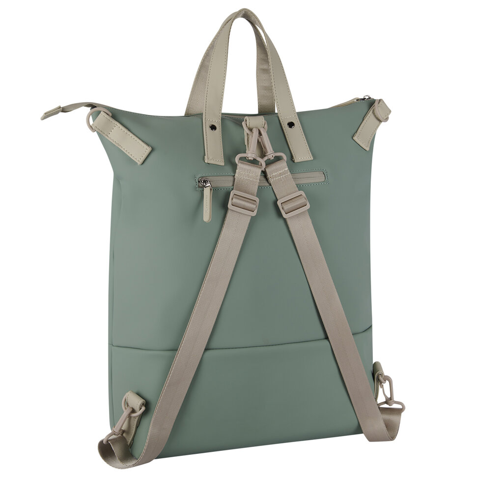 New Rebels New Rebels Matteo Millburn Salie Groen 18L Rugzak Shopper Waterafstotend Laptop 15.6"