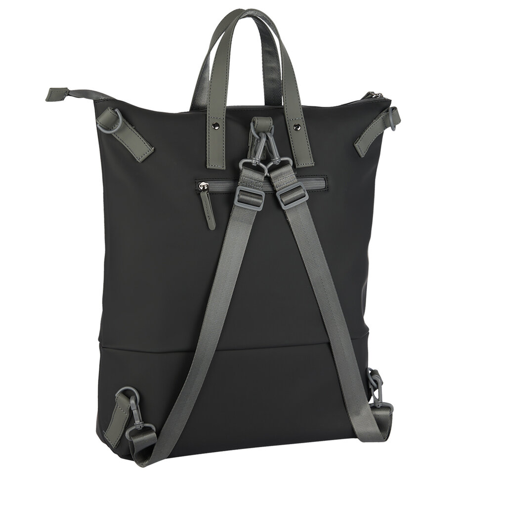 New Rebels New Rebels Matteo Millburn Zwart 28L Rugzak Shopper Waterafstotend Laptop 15.6"