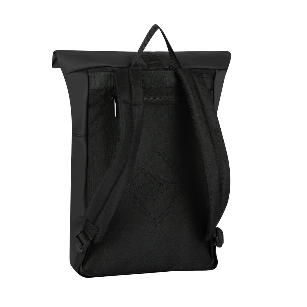 New Rebels New Rebels Omar Montgomery Zwart 15L Rolltop Rugzak Waterafstotend Laptop 15.6"