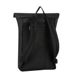 New Rebels New Rebels Omar Montgomery Zwart 15L Rolltop Rugzak Waterafstotend Laptop 15.6"
