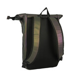 New Rebels New Rebels Reflect New York Two Tone 21L Rolltop Backpack Water Repellent Laptop 15.6"