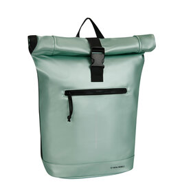 New Rebels New Rebels Mart New York Metallic Hellgrün 21L Rucksack Rolltop Wasserabweisend Laptop 15.6"