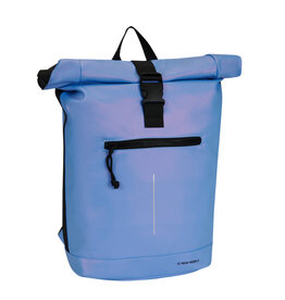 New Rebels New Rebels Mart New York Metallic Light Purple 21L Backpack Rolltop Water Repellent Laptop 15.6"