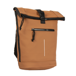 New Rebels New Rebels Mart New York Cognac 21L Backpack Rolltop Water Repellent Laptop 15.6"