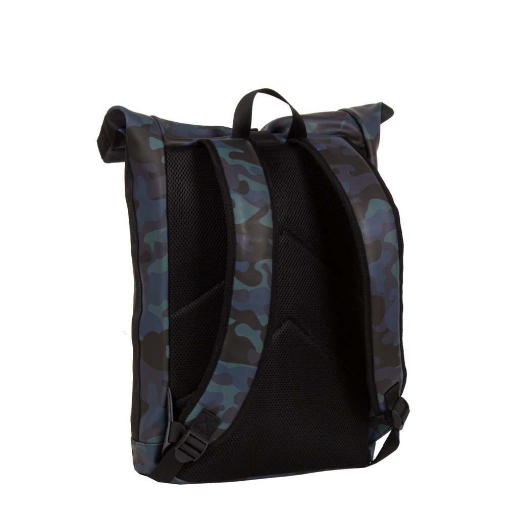 New Rebels Mart New York Camouflage Army Dark 21L Backpack Rolltop Water Repellent Laptop 15.6"