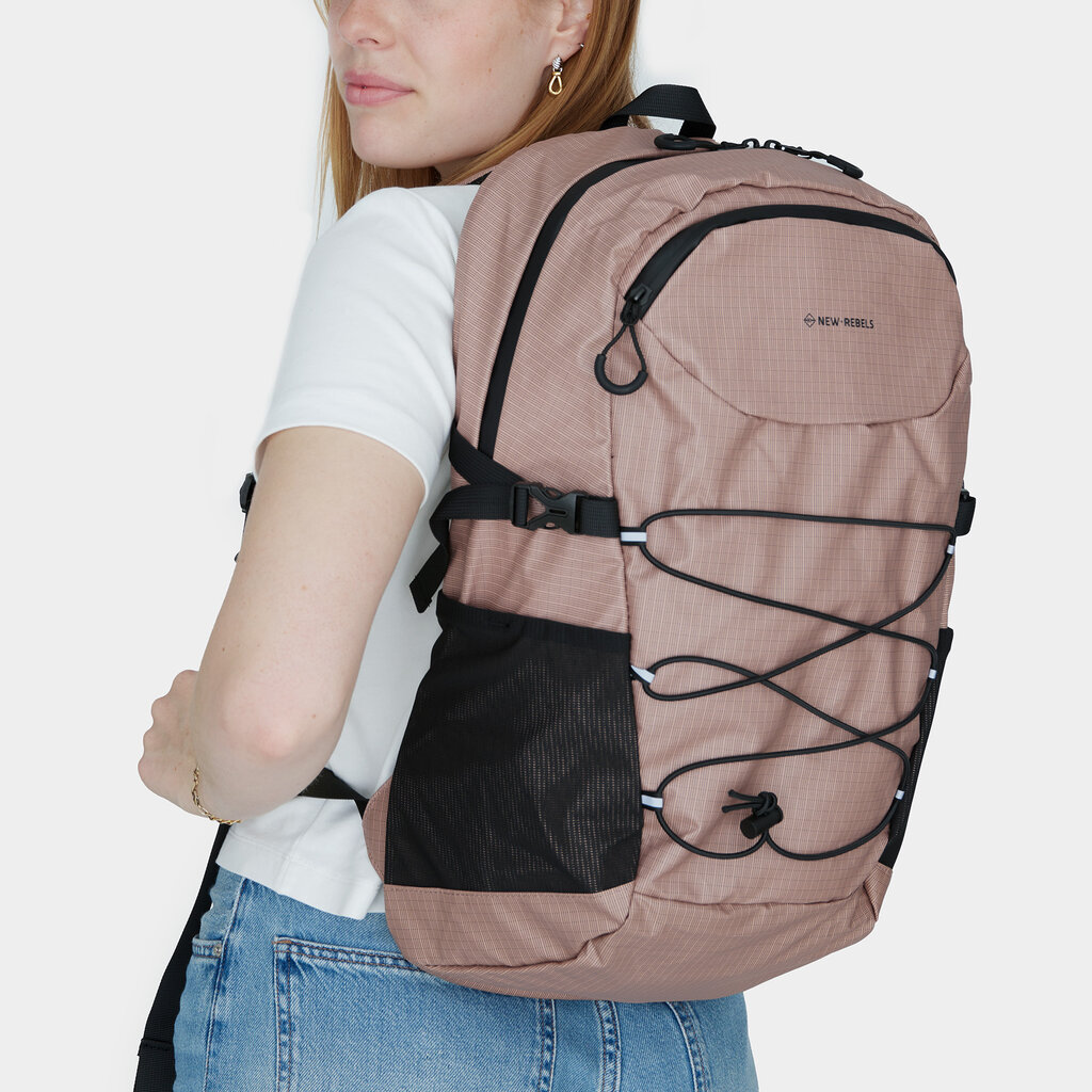 New Rebels New Rebels Hugo Carmichael Wasserdicht Rucksack: 26-Liter-Wanderrucksack Old Pink