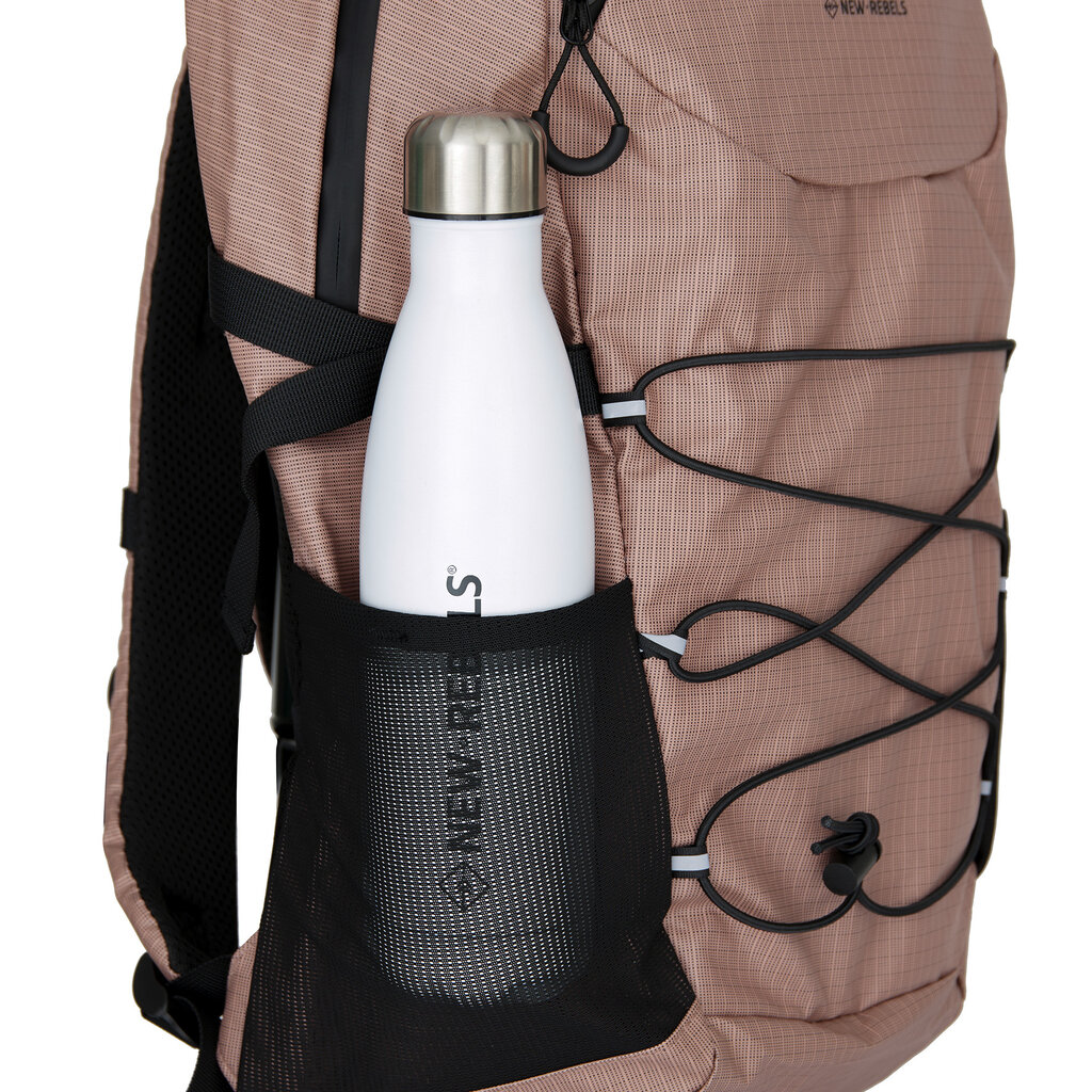 New Rebels New Rebels Hugo Carmichael Waterproof Backpack: 26 Liter Hiking Backpack Old Pink