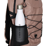 New Rebels New Rebels Hugo Carmichael Waterproof Backpack: 26 Liter Hiking Backpack Old Pink