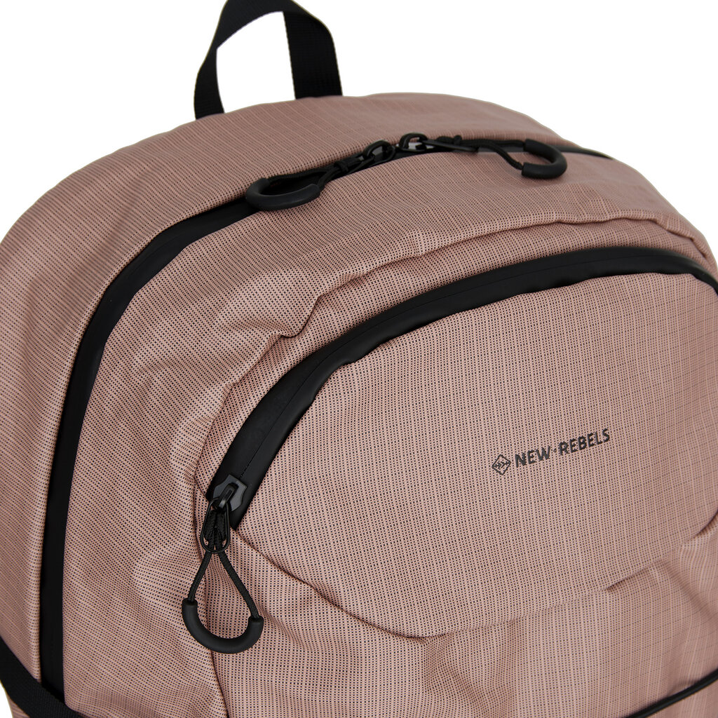 New Rebels New Rebels Hugo Carmichael Waterdichte Rugzak: Hiking Rugtas van 26 Liter Old Pink