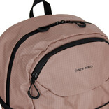 New Rebels New Rebels Hugo Carmichael Waterdichte Rugzak: Hiking Rugtas van 26 Liter Old Pink
