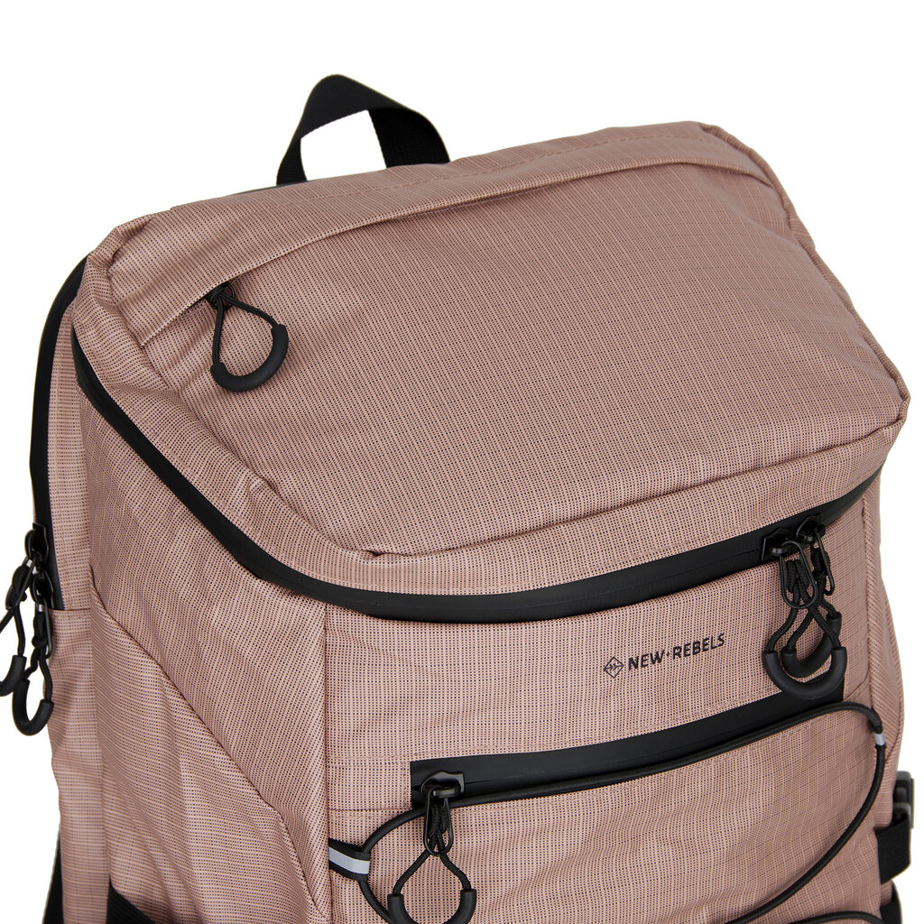 New Rebels Hugo - Eastvale Backpack Old Pink 23L Waterproof Lightweight Large