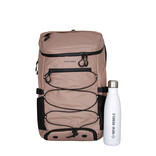New Rebels Hugo - Eastvale Backpack Old Pink 23L Waterproof Lightweight Large