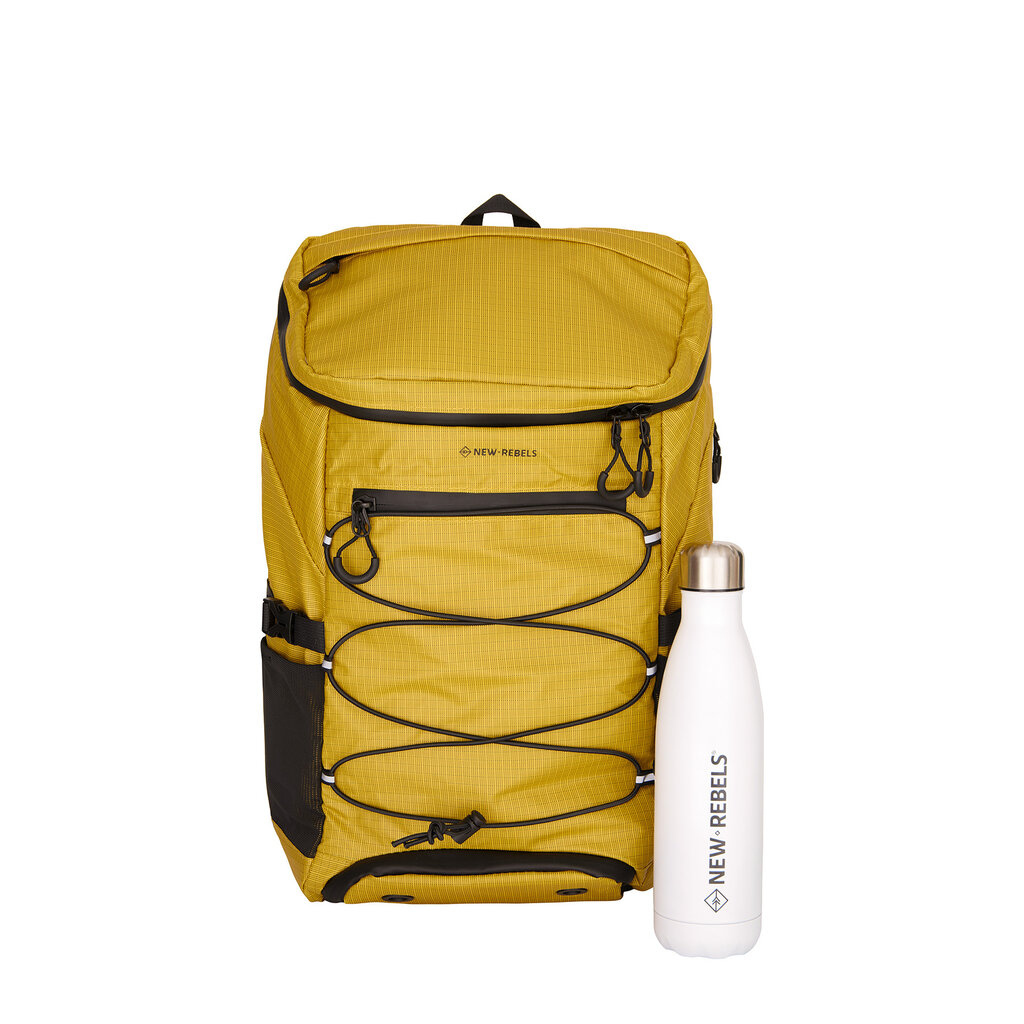 New Rebels Hugo - Eastvale Rugzak Occur Geel 23L Waterdicht Lichtgewicht Ruim