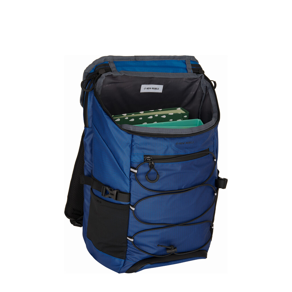 New Rebels Hugo - Eastvale Backpack Navy Blue 23L Waterproof Lightweight Large