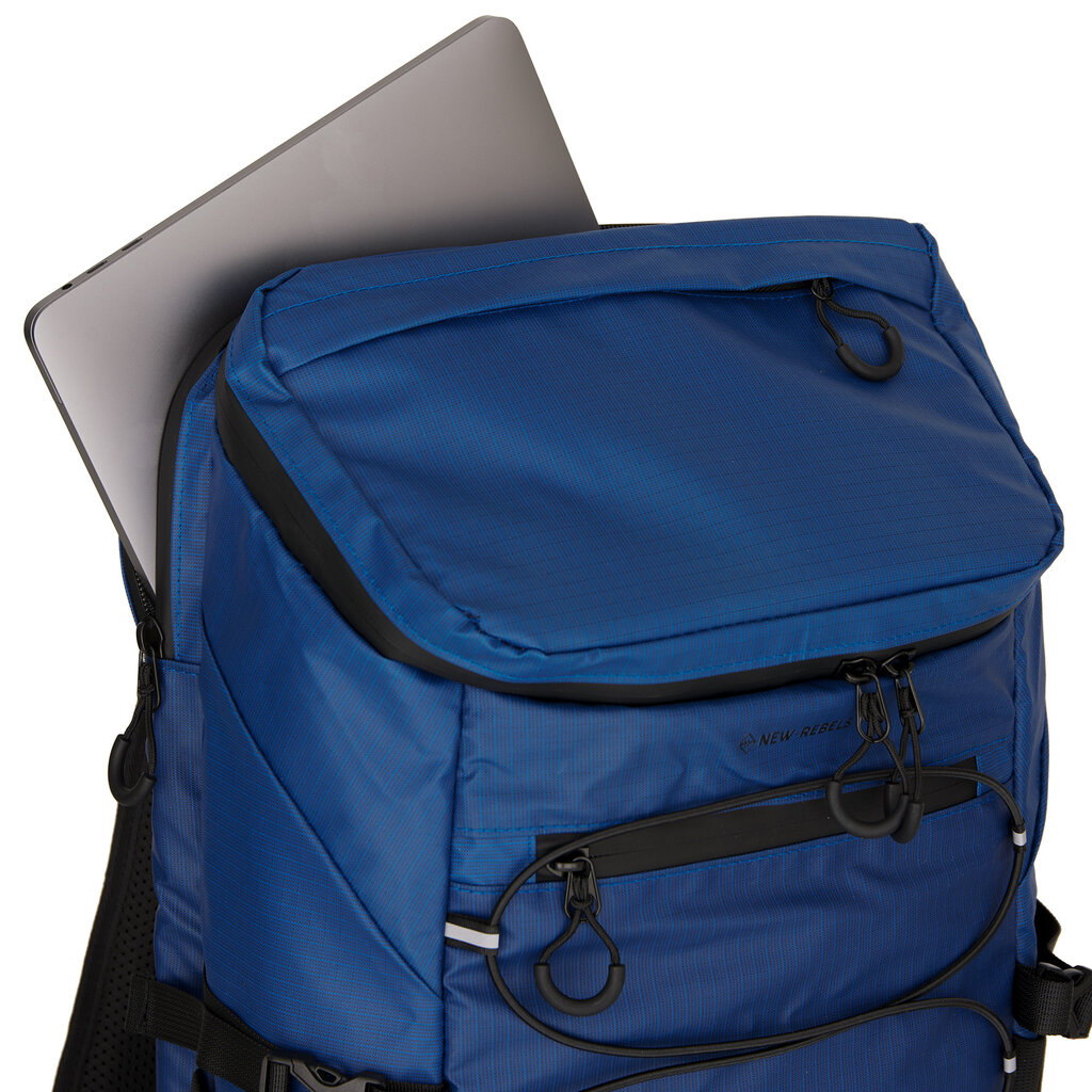 New Rebels Hugo - Eastvale Backpack Navy Blue 23L Waterproof Lightweight Large