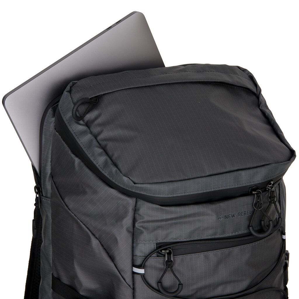 New Rebels Hugo - Eastvale Backpack Black 23L Waterproof Lightweight Large