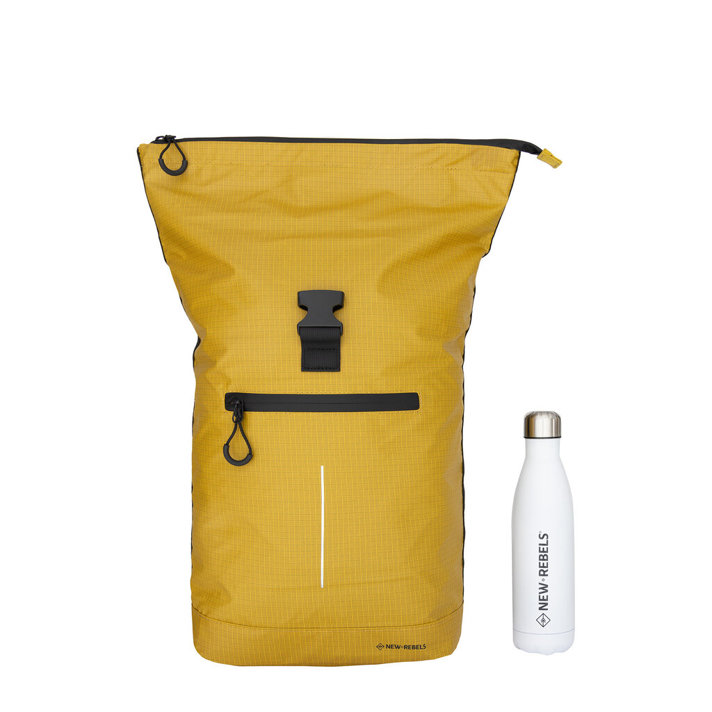New Rebels New Rebels Hugo New York 17L Waterproof Rolltop Backpack Occur Yellow