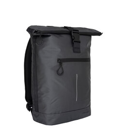 New Rebels New Rebels Hugo New York 17L Waterproof Rolltop Backpack Black