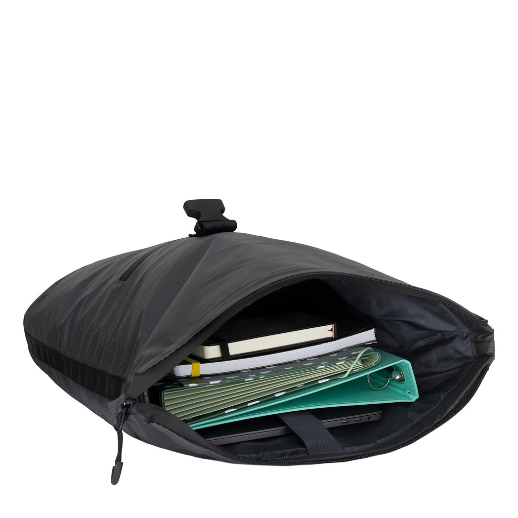 New Rebels New Rebels Hugo New York 17L Waterafstotende Rolltop Rugtas Zwart