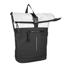 New Rebels New Rebels Backham New York Schwarz Reflexion 21L Rolltop Wasserabweisend Laptop 15.6"