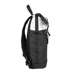 New Rebels New Rebels Backham New York Zwart Reflectie 21L Rolltop Rugzak Waterafstotend Laptop 15.6"
