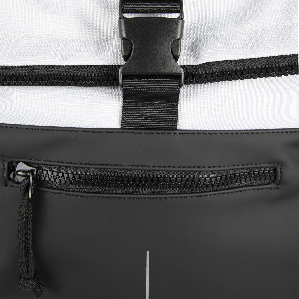 New Rebels New Rebels Backham New York Black Reflection 21L Rolltop Water Repellent Laptop 15.6"