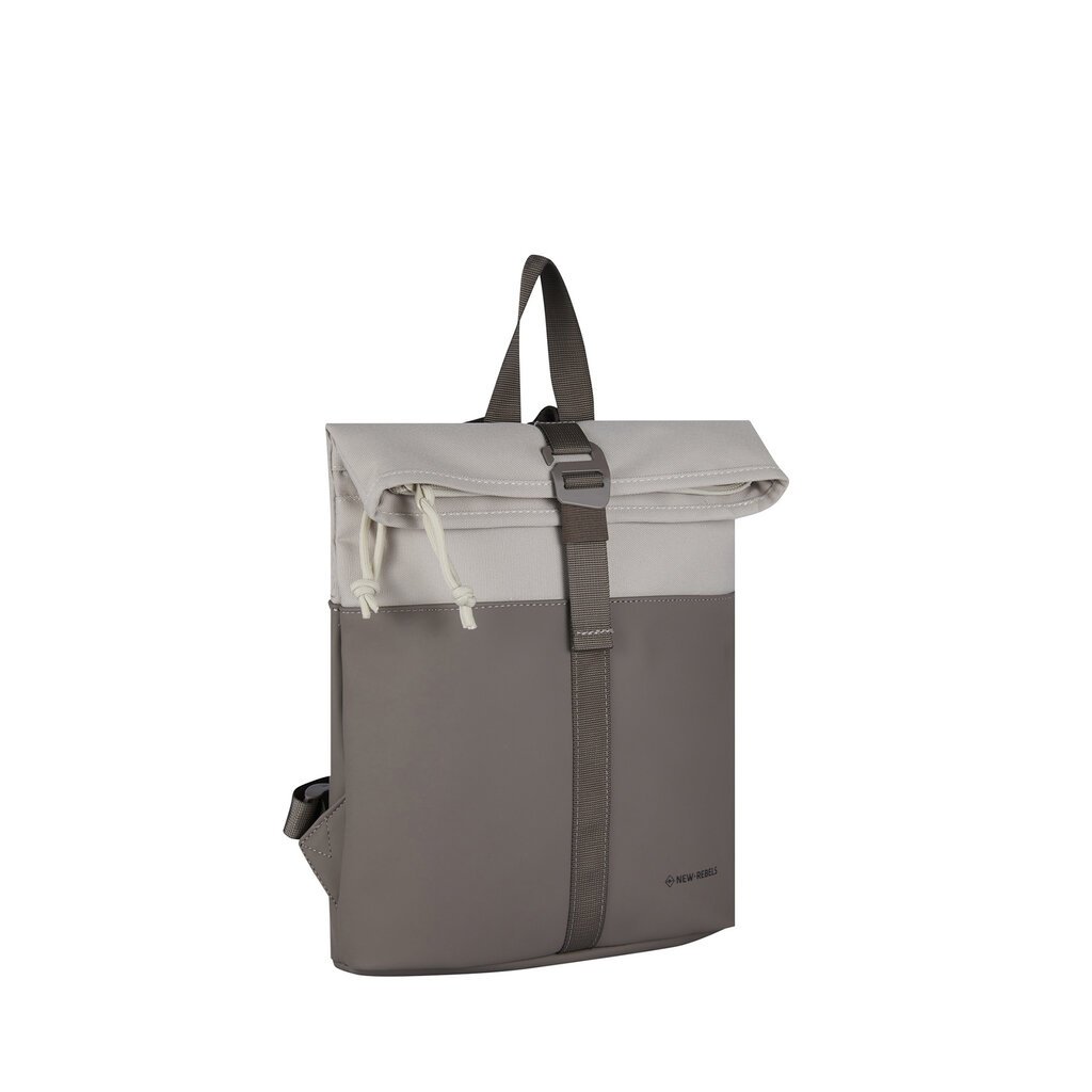 New Rebels New Rebels Backham Los Angeles Taupe 7L Rolltop Backpack Water Repellent