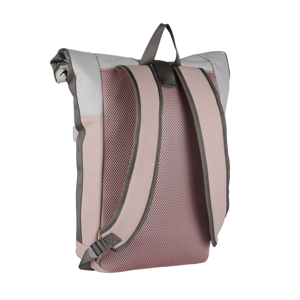 New Rebels New Rebels Backham New York Old Pink 21L Rolltop Water Repellent Laptop 15.6"