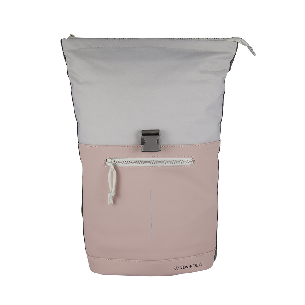 New Rebels Backham New York Old Pink 21L Rolltop Water Repellent Laptop 15.6"