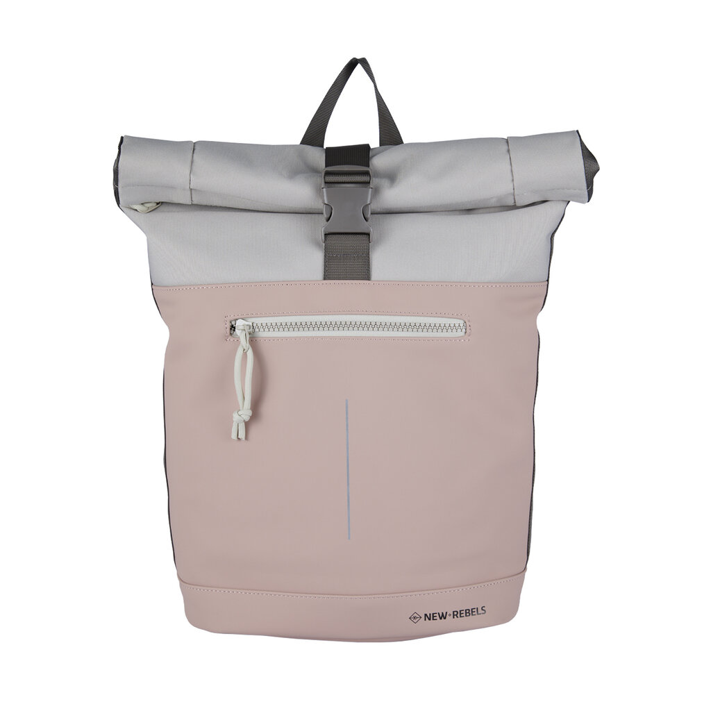 New Rebels New Rebels Backham New York Old Pink 21L Rolltop Water Repellent Laptop 15.6"