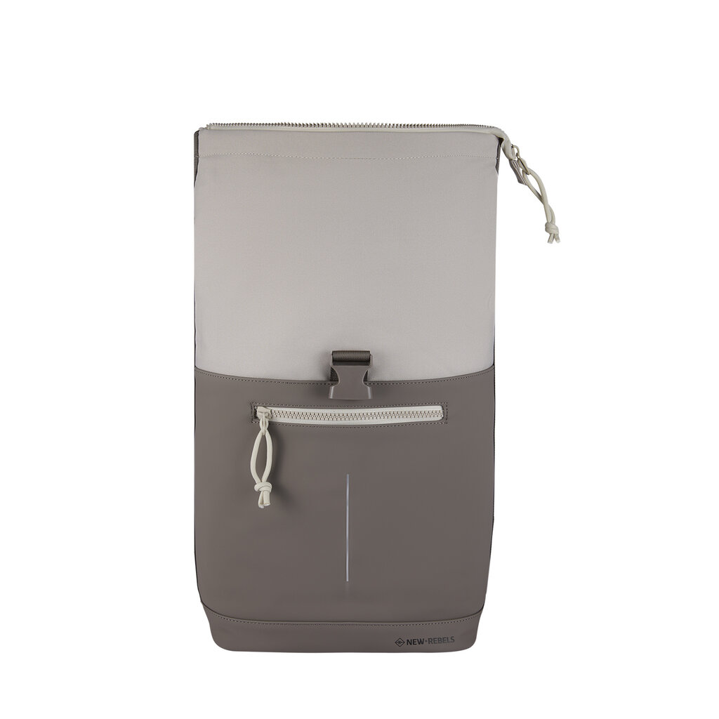 New Rebels New Rebels Backham New York Taupe 21L Rolltop Wasserabweisend Laptop 15.6"